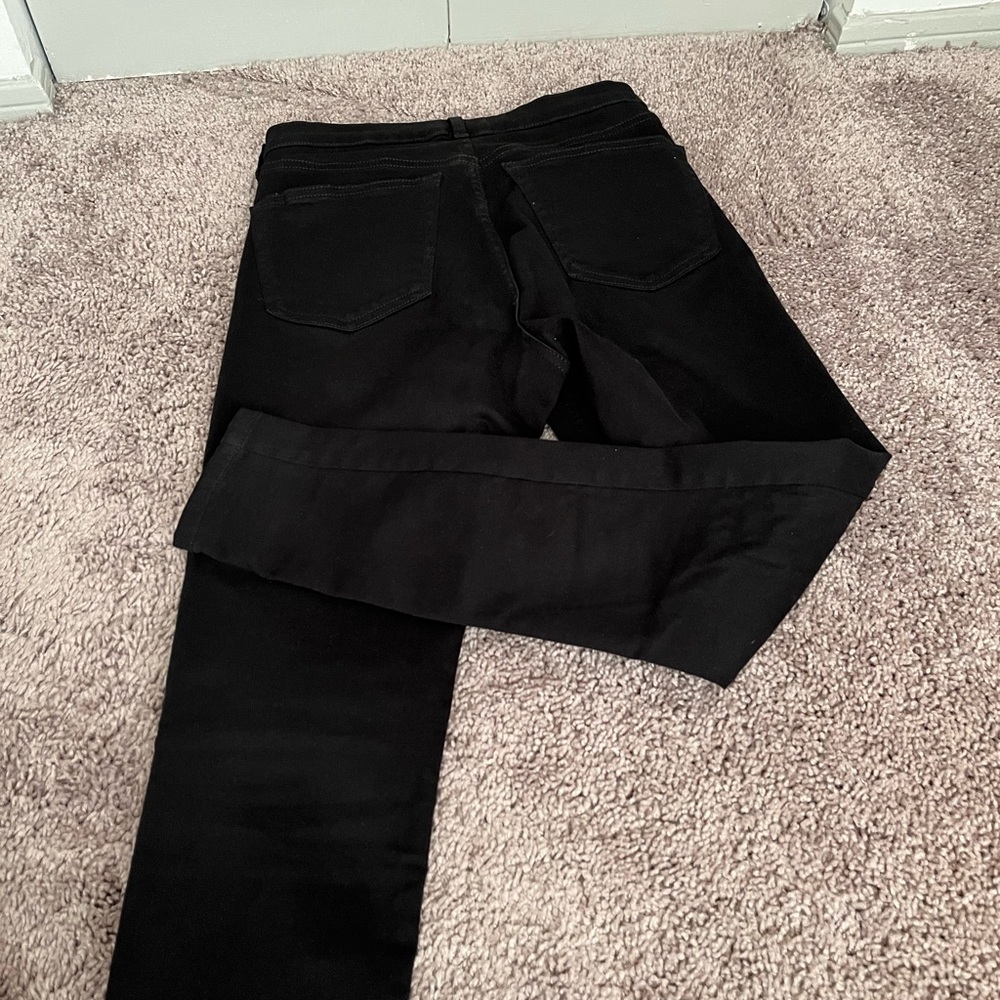 black, high wasted, jeans